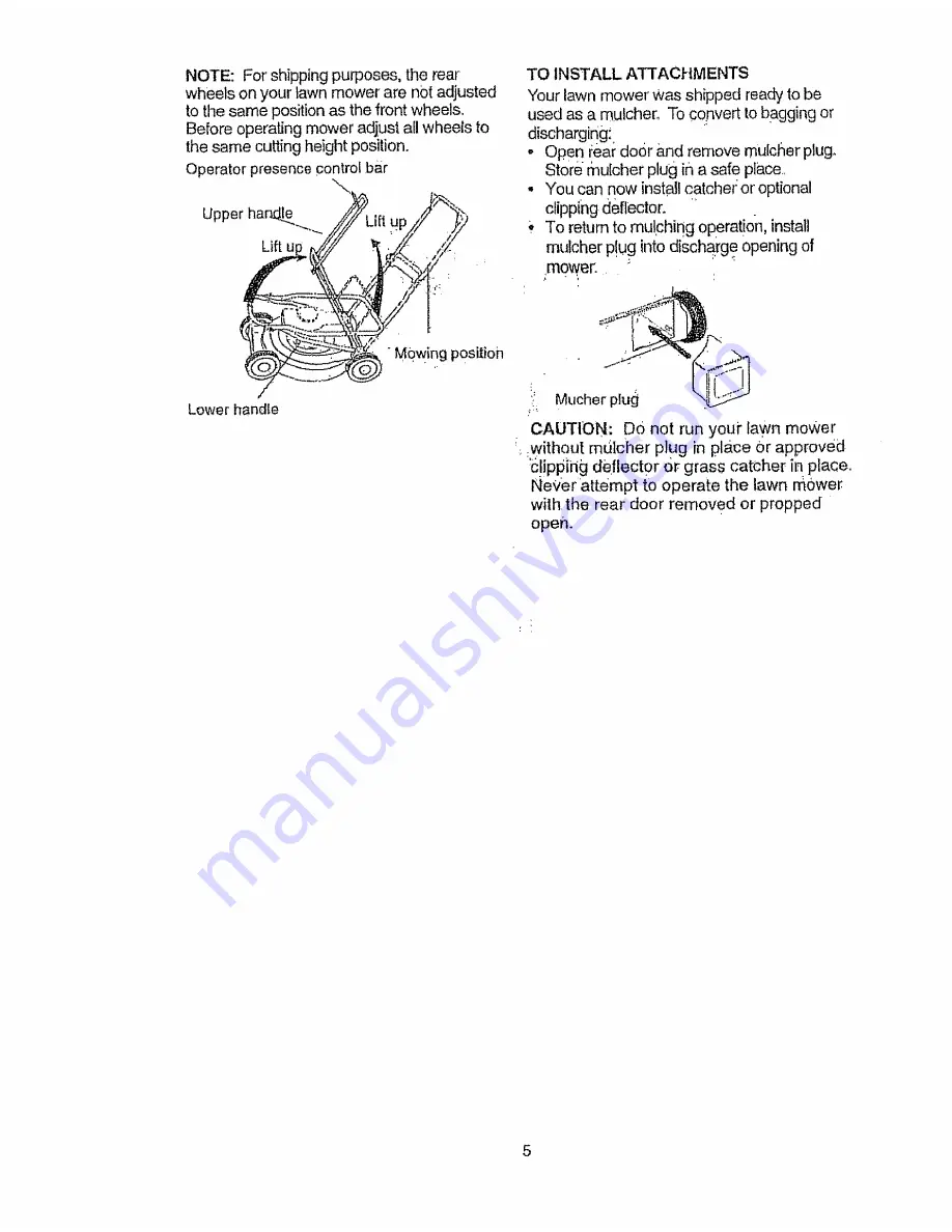 Craftsman EZ3 917.377282 Скачать руководство пользователя страница 5