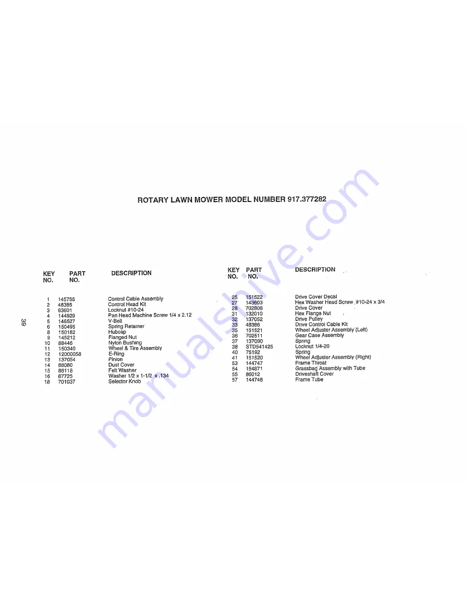 Craftsman EZ3 917.377282 Скачать руководство пользователя страница 39