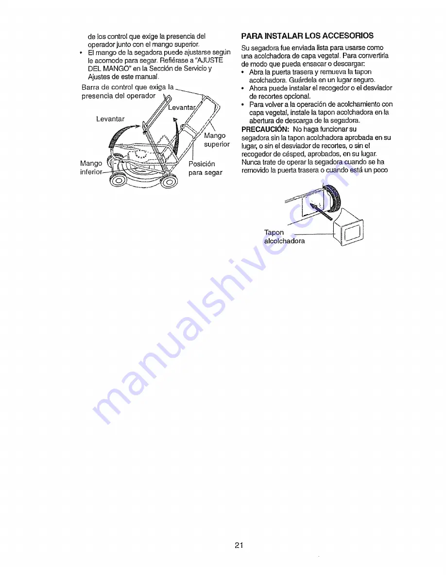 Craftsman EZ3 917.377284 Owner'S Manual Download Page 21