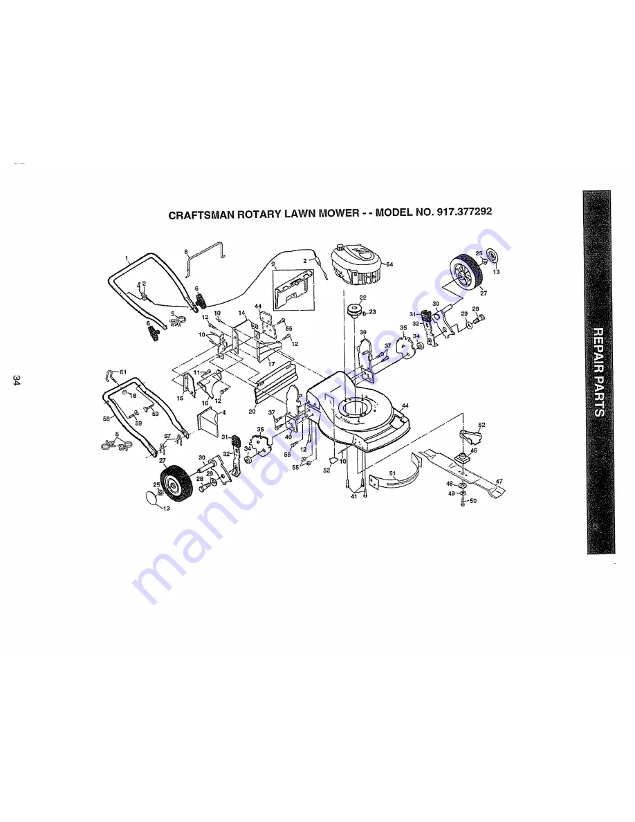 Craftsman EZ3 917.377292 Скачать руководство пользователя страница 34