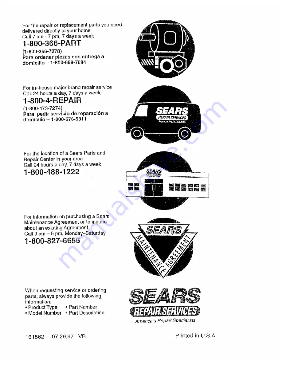 Craftsman EZ3 917.377302 Owner'S Manual Download Page 44