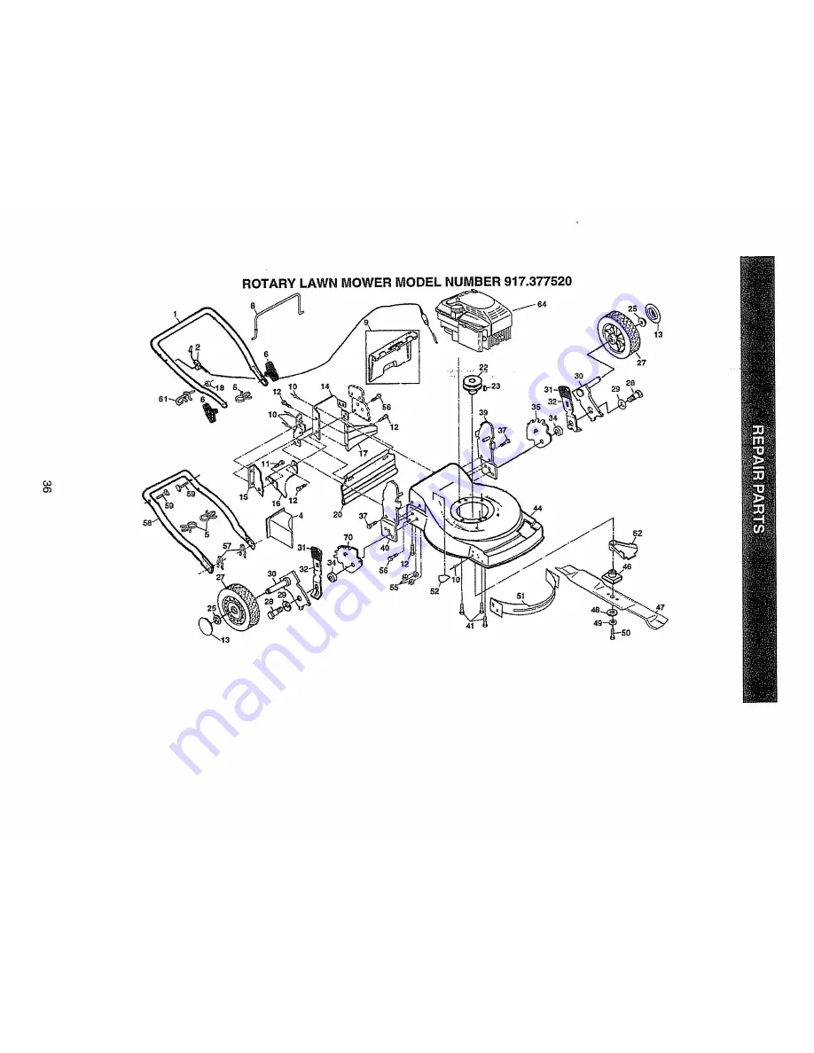 Craftsman EZ3 917.377520 Owner'S Manual Download Page 36