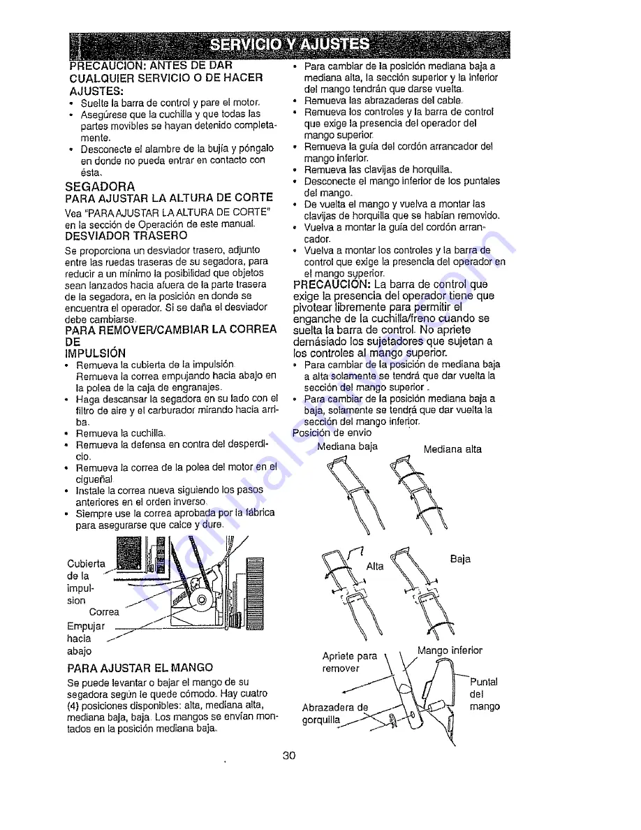 Craftsman EZ3 917.377531 Owner'S Manual Download Page 30