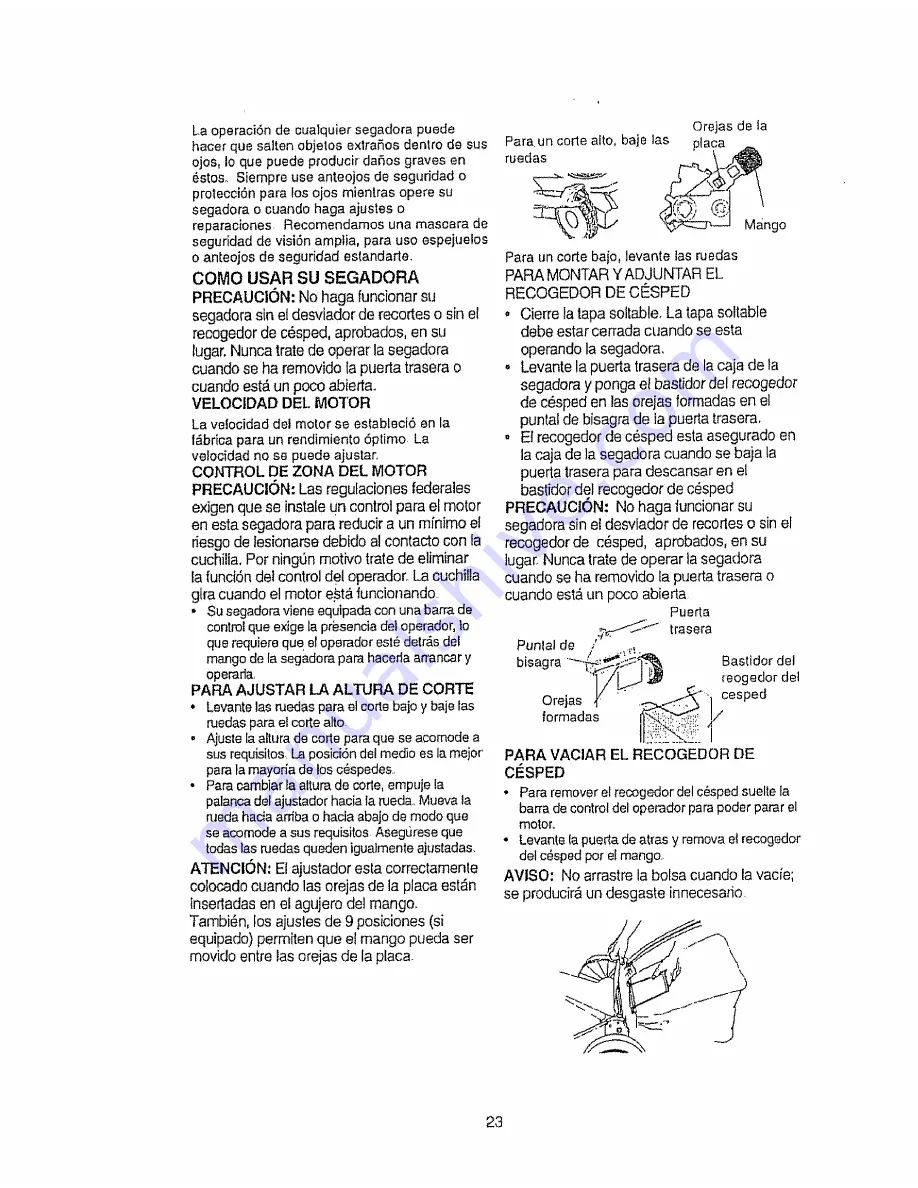 Craftsman EZ3 917.377540 Скачать руководство пользователя страница 23