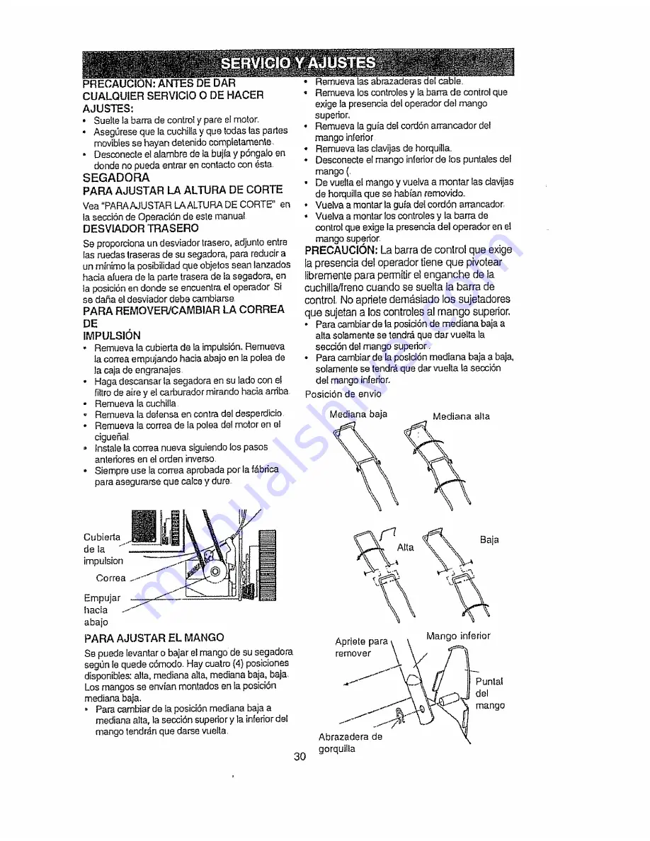 Craftsman EZ3 917.377540 Owner'S Manual Download Page 30