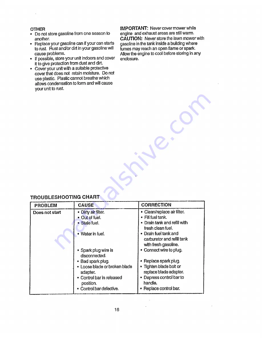 Craftsman EZ3 917.377571 Owner'S Manual Download Page 16