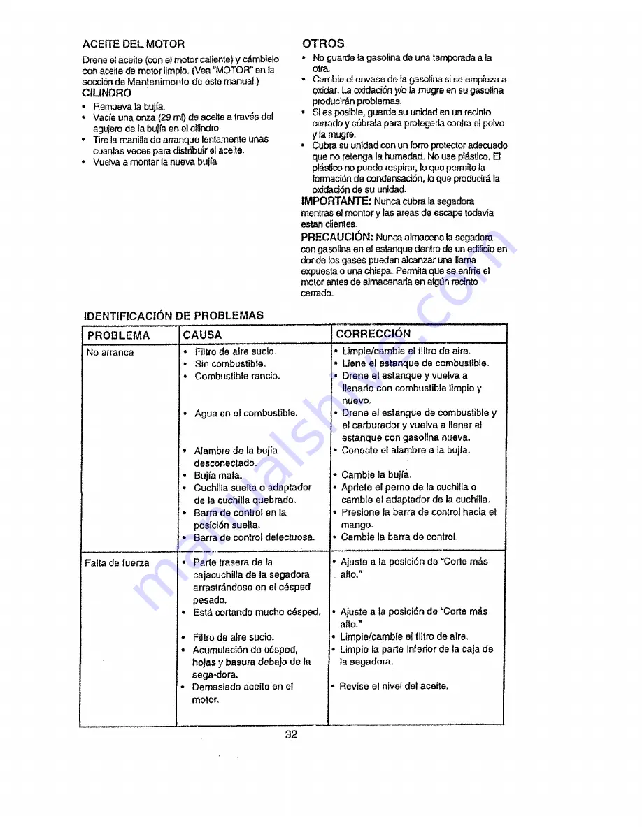 Craftsman EZ3 917.377571 Owner'S Manual Download Page 32