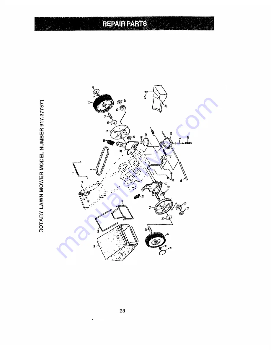 Craftsman EZ3 917.377571 Owner'S Manual Download Page 38