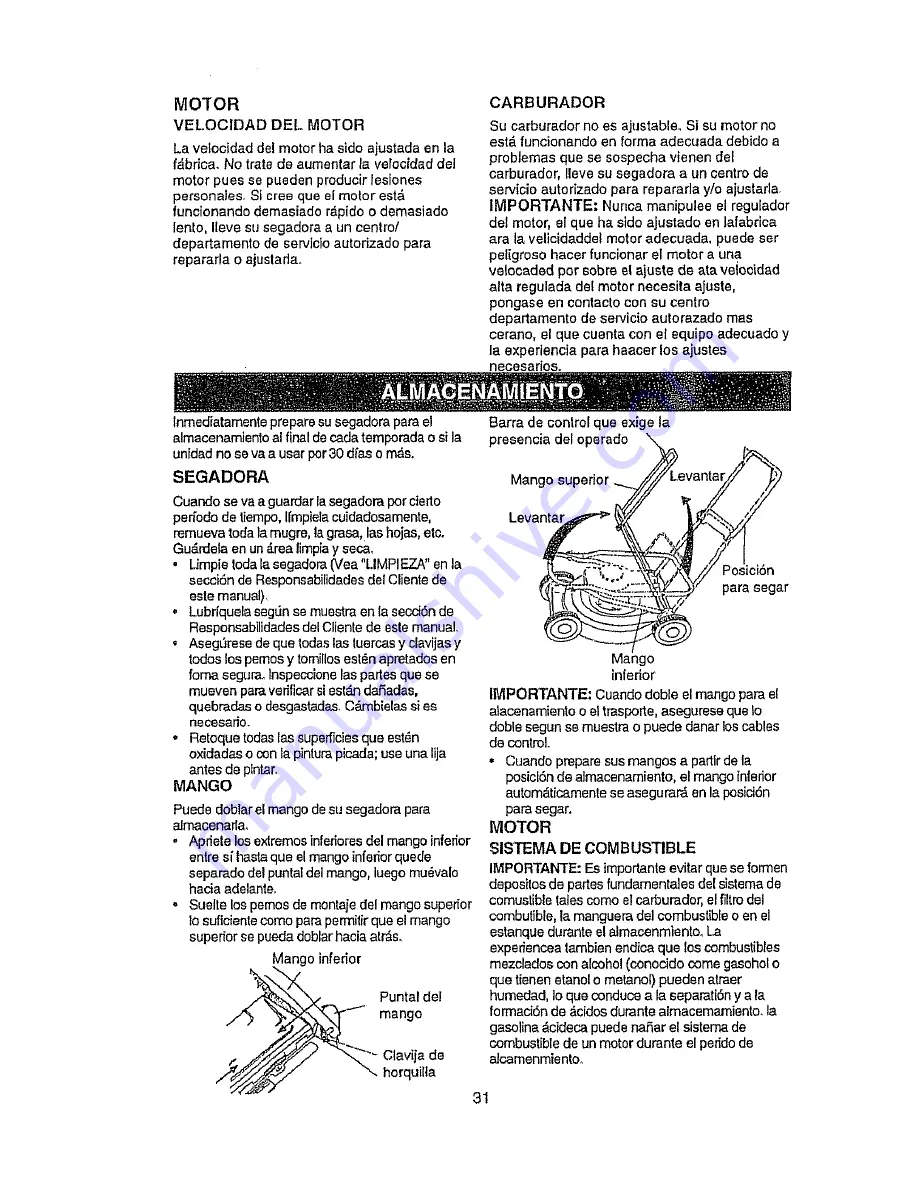 Craftsman EZ3 917.377590 Owner'S Manual Download Page 31