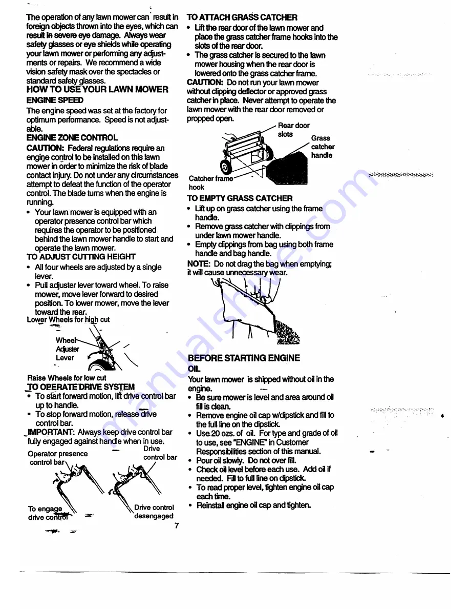 Craftsman EZ3 917.377630 Скачать руководство пользователя страница 7