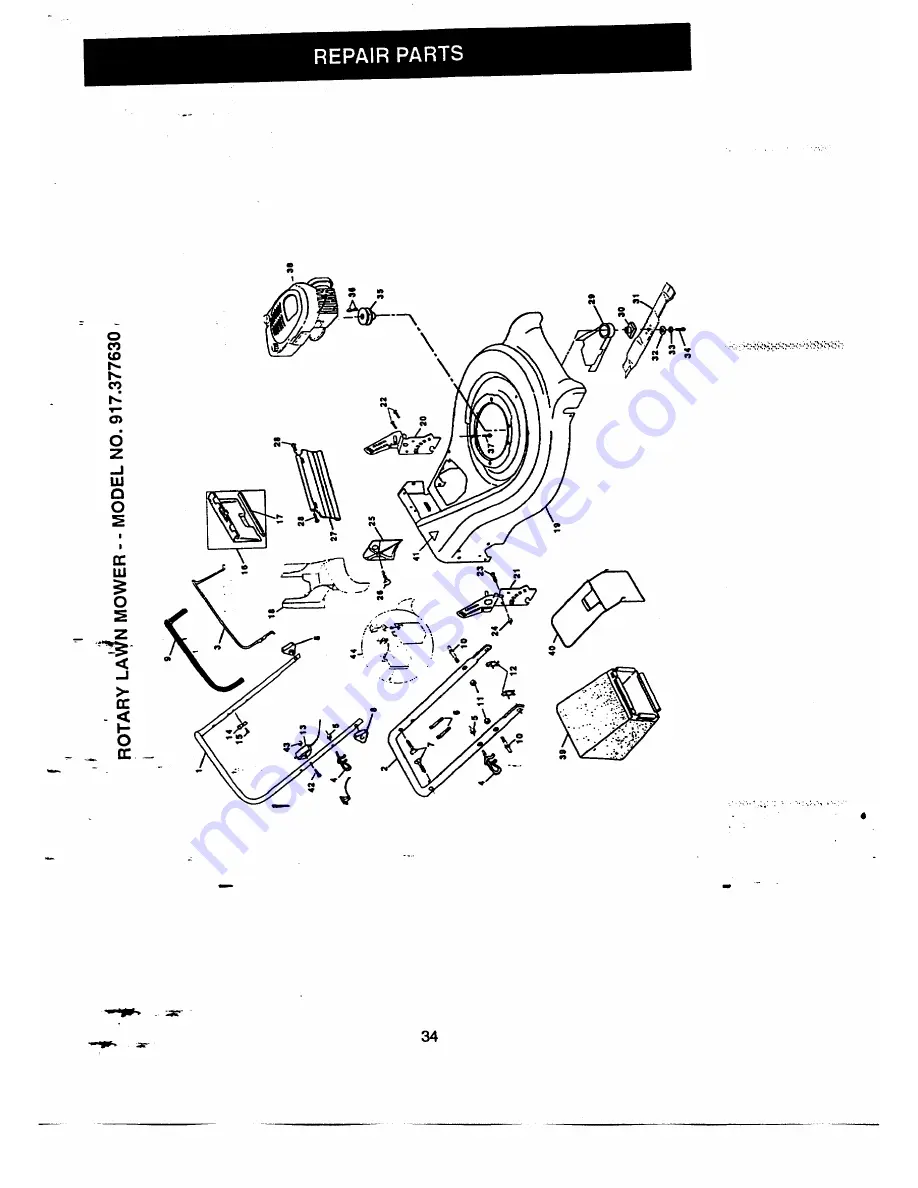 Craftsman EZ3 917.377630 Скачать руководство пользователя страница 34