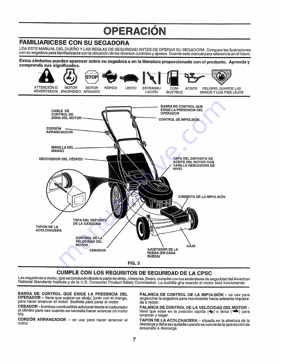 Craftsman EZ3 917.379271 Owner'S Manual Download Page 35