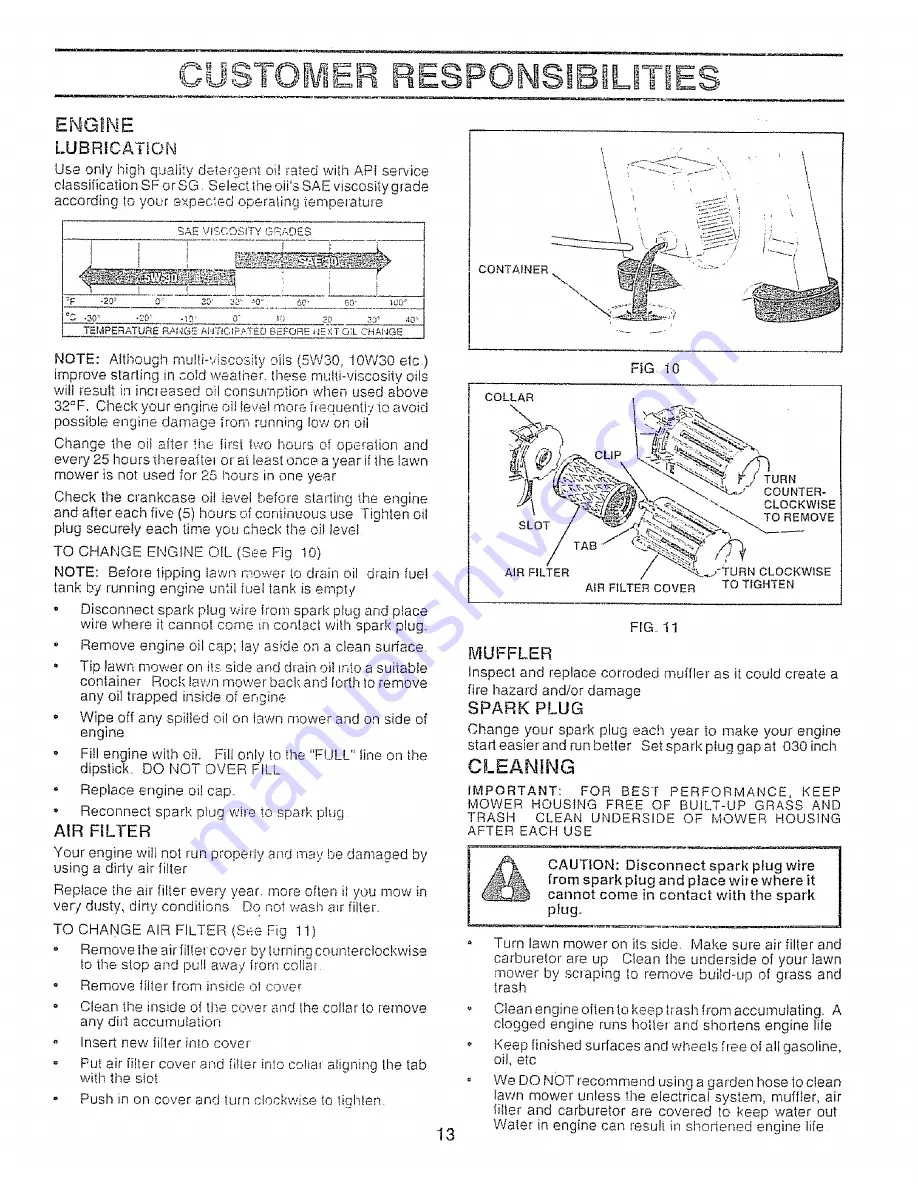 Craftsman EZ3 917.386153 Скачать руководство пользователя страница 13