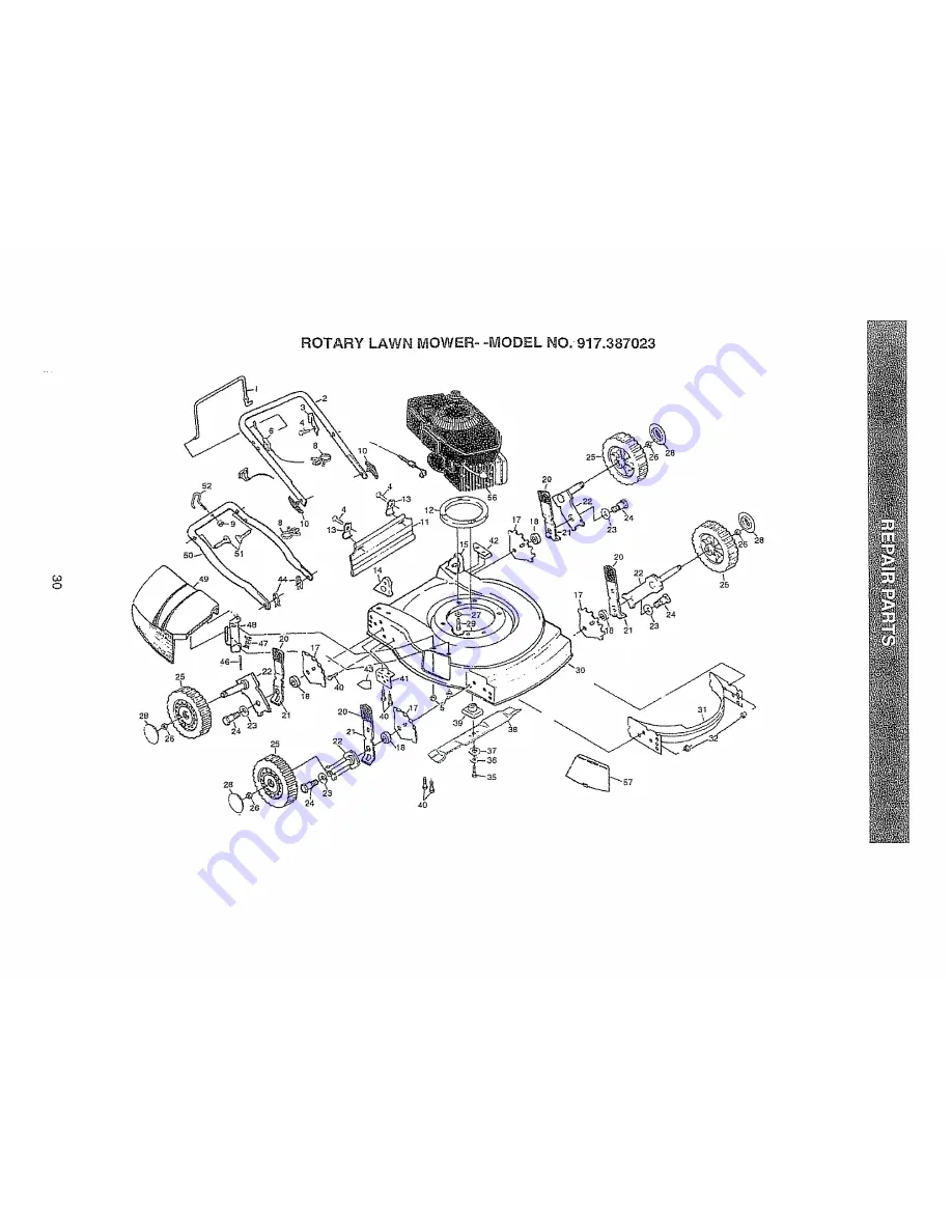 Craftsman EZ3 917.387023 Скачать руководство пользователя страница 30