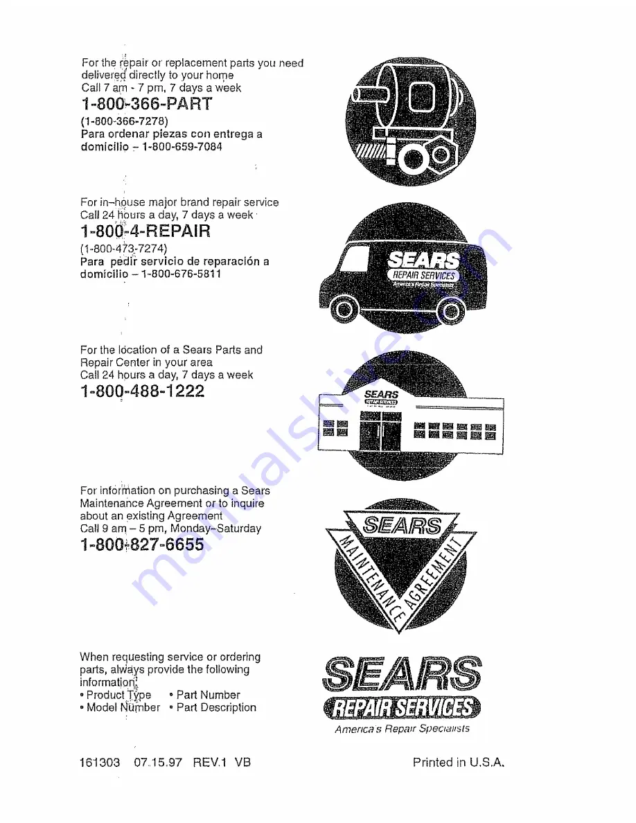 Craftsman EZ3 917.387023 Owner'S Manual Download Page 36