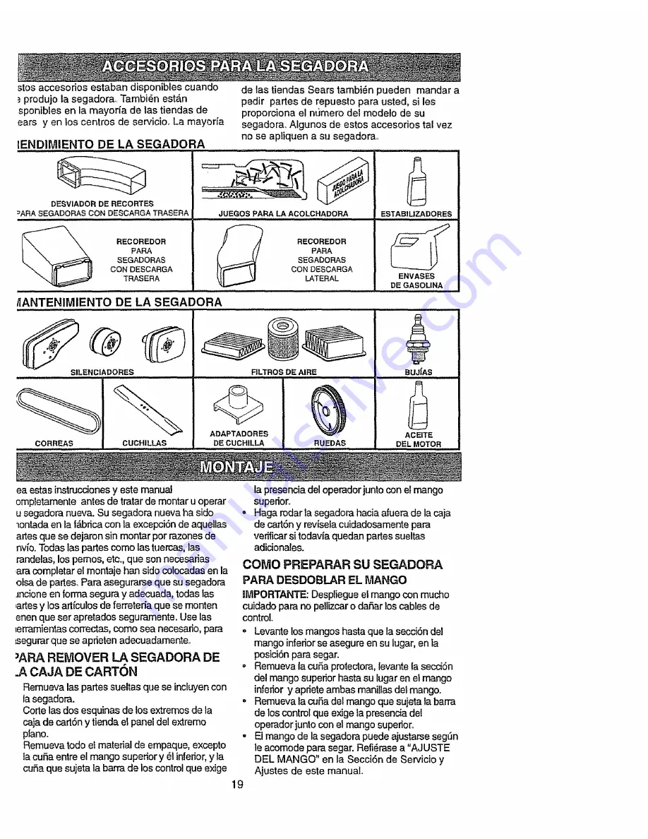 Craftsman EZ3 917.387291 Скачать руководство пользователя страница 19