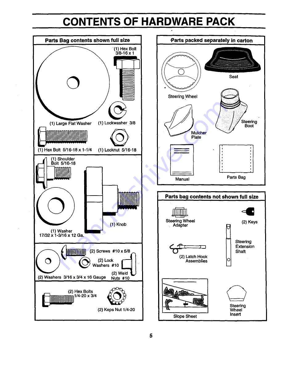 Craftsman EZ3 944.609050 Owner'S Manual Download Page 5