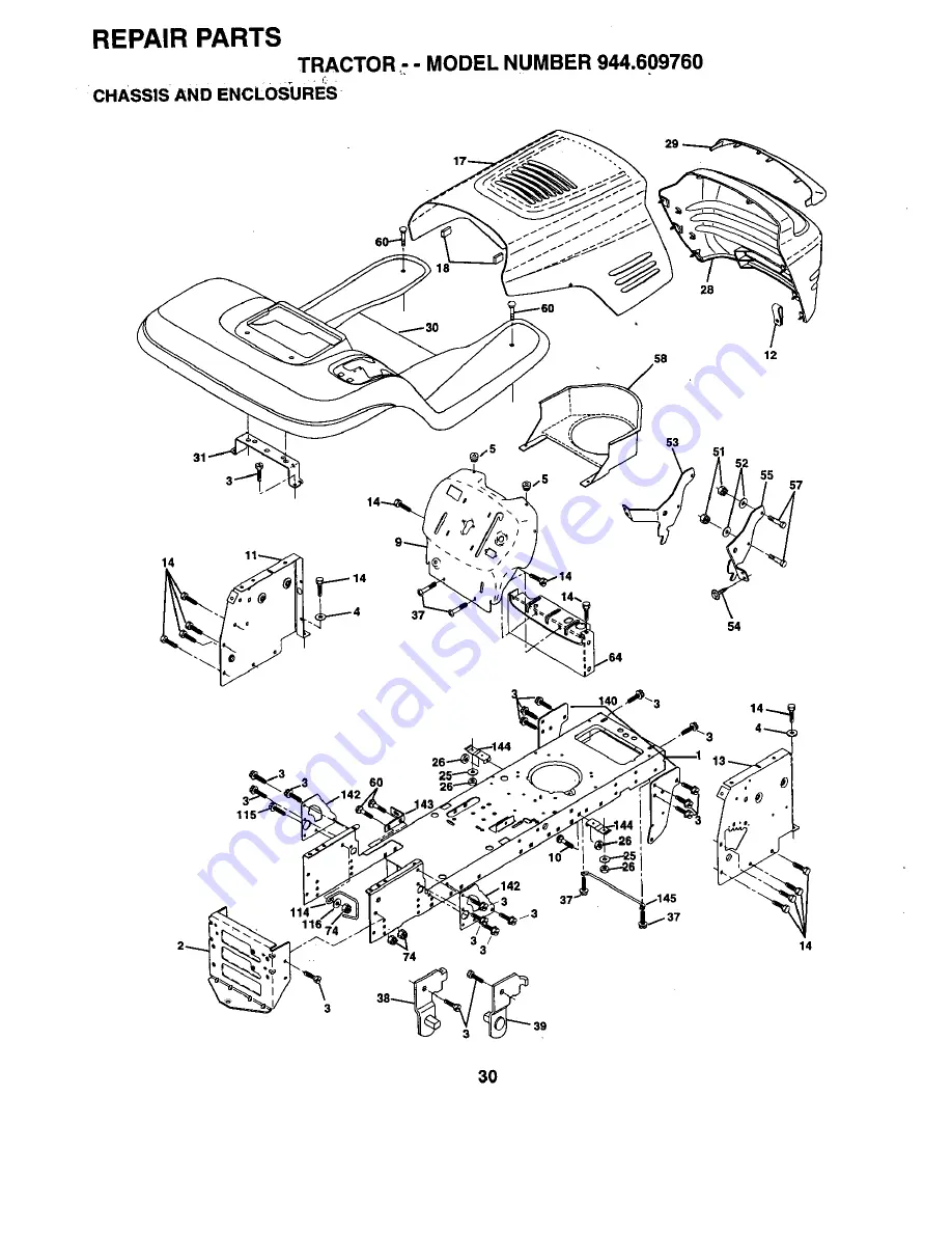 Craftsman EZ3 944.609760 Owner'S Manual Download Page 30