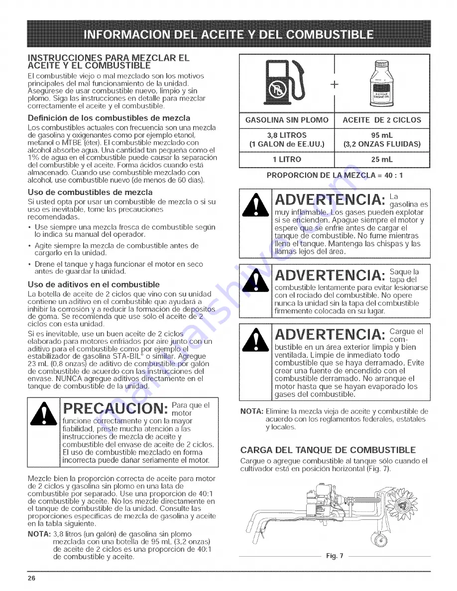 Craftsman Incredi-Pull 316.29256 Operator'S Manual Download Page 26