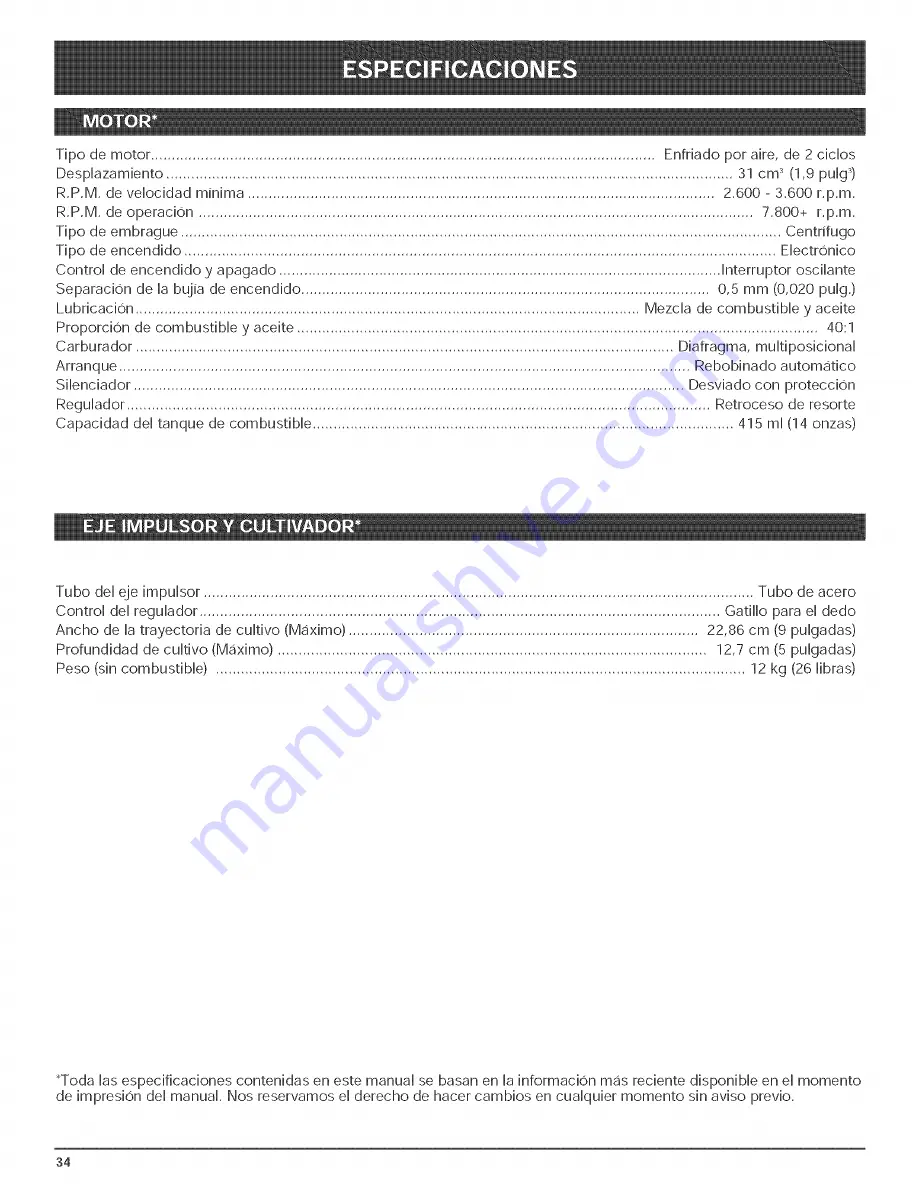 Craftsman Incredi-Pull 316.29256 Скачать руководство пользователя страница 34