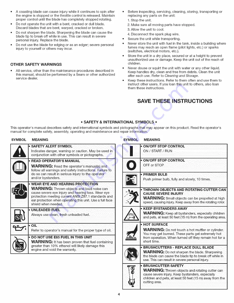 Craftsman Incredi-Pull 316.725860 Скачать руководство пользователя страница 4