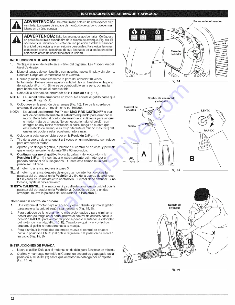 Craftsman INCREDI.PULL 316.794802 Operator'S Manual Download Page 22