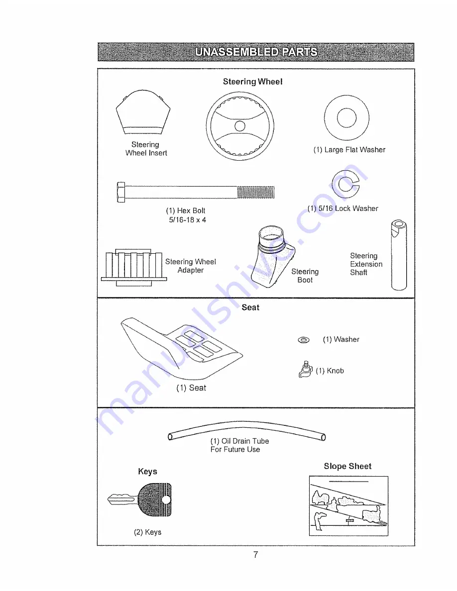 Craftsman LTS 1500 Owner'S Manual Download Page 7