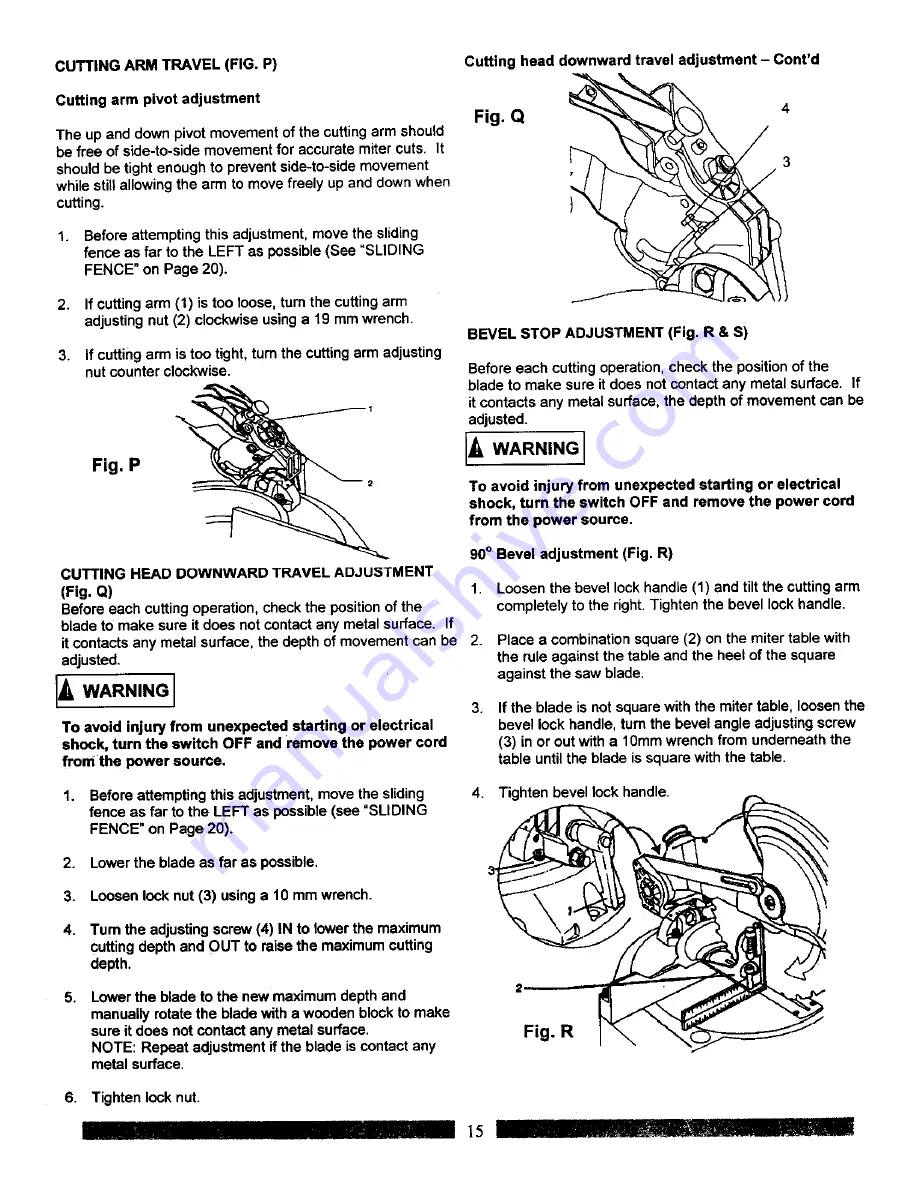 Craftsman MULTI-MITER 137.242760 Скачать руководство пользователя страница 15