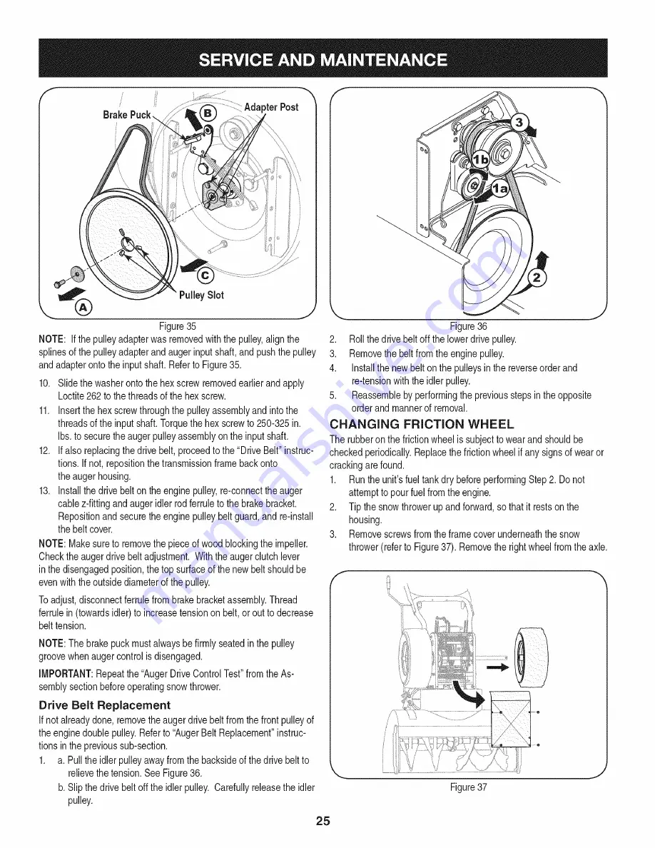 Craftsman Professional 247.88848 Operator'S Manual Download Page 25