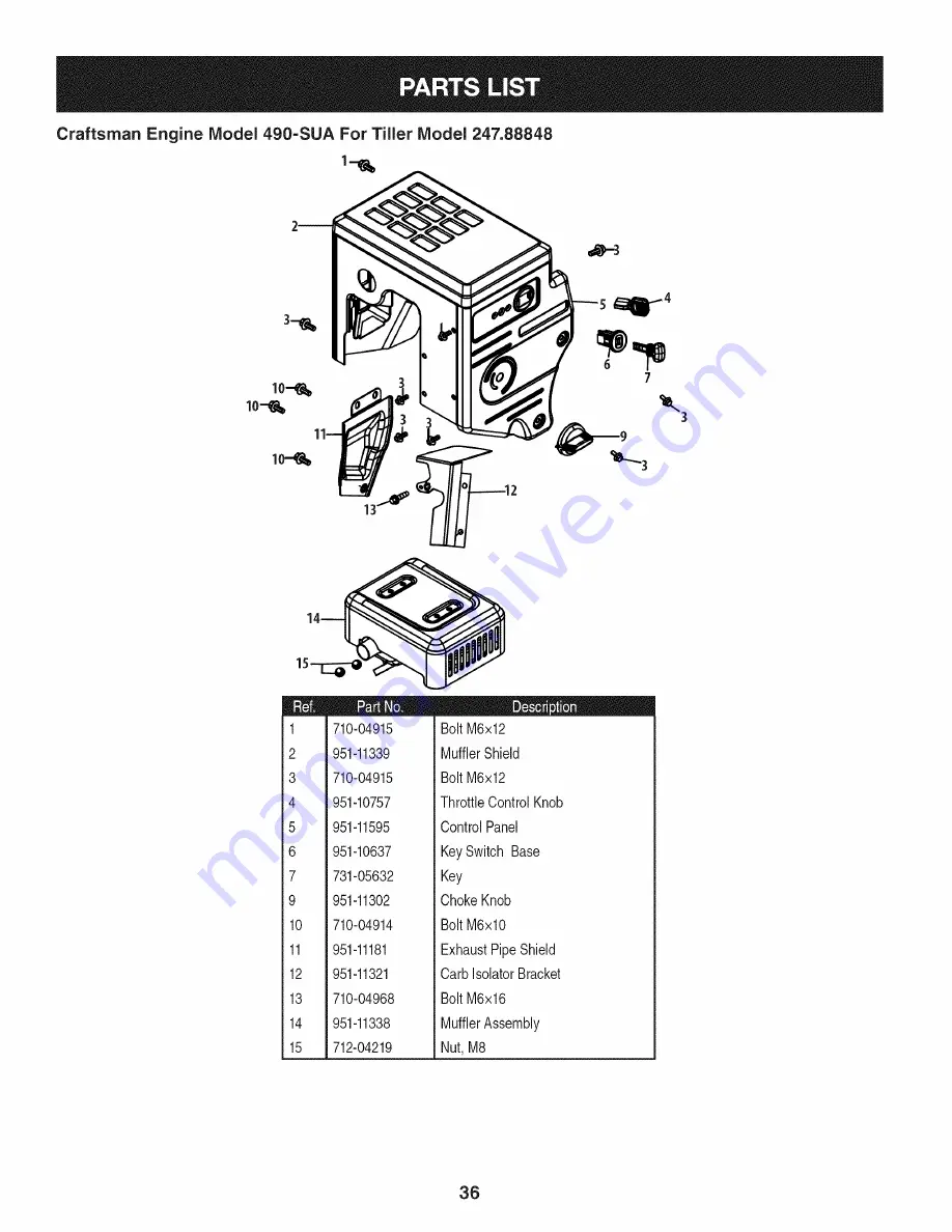 Craftsman Professional 247.88848 Скачать руководство пользователя страница 37