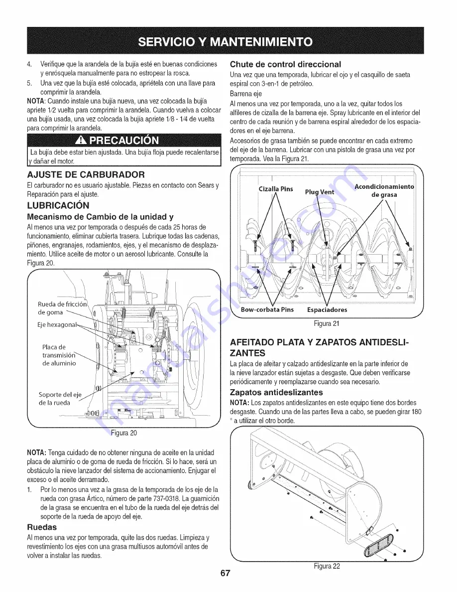 Craftsman Professional 247.88848 Скачать руководство пользователя страница 68