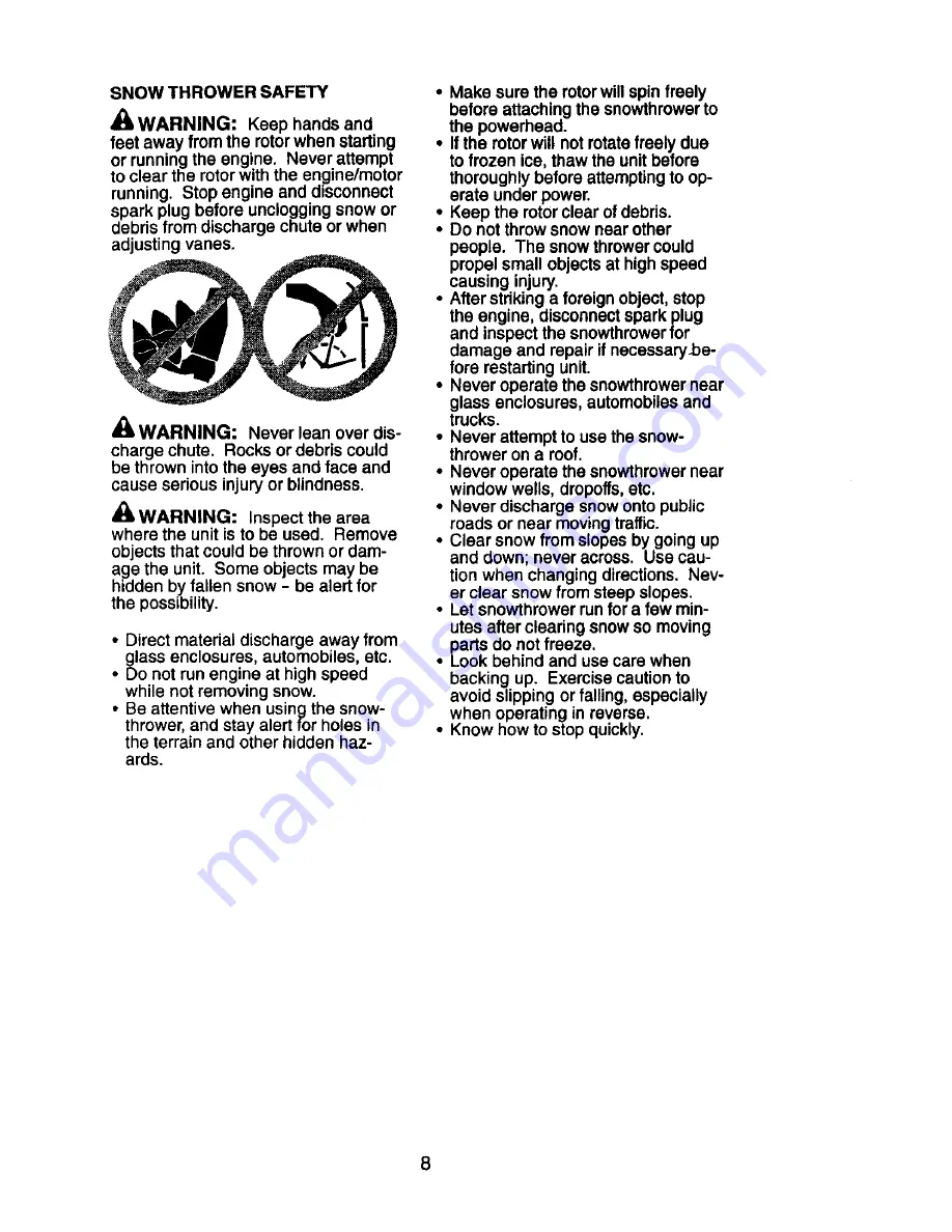 Craftsman WEEDWACKER 358.795501 Instruction Manual Download Page 8