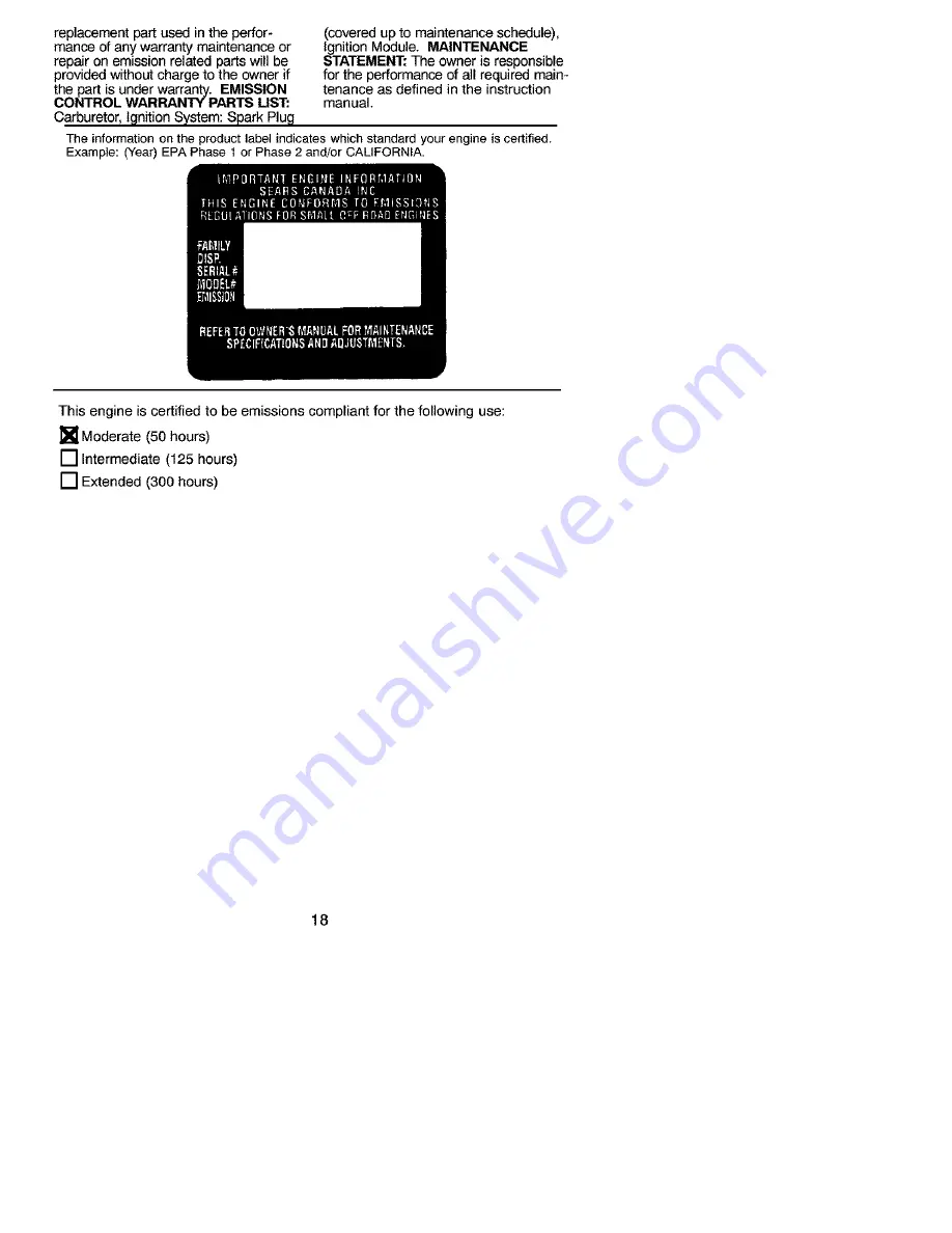 Craftsman WEEDWACKER C944.511560 Instruction Manual Download Page 18