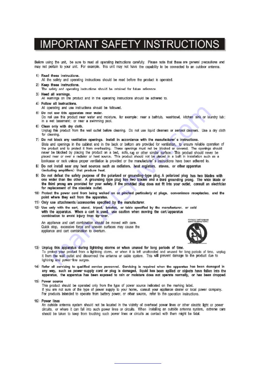 Craig CMP837 BUN Owner'S Manual Download Page 4