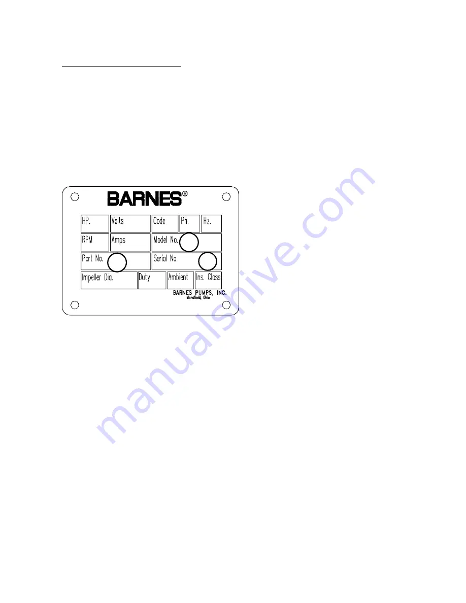 CRANE PUMPS & SYSTEMS BARNES E Series Installation And Operation Manual Download Page 16