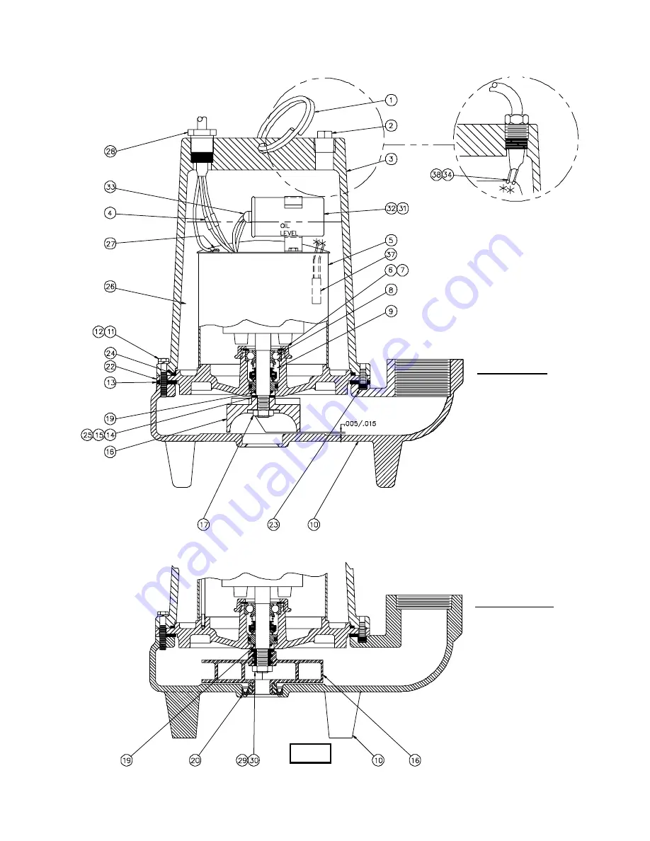 CRANE PUMPS & SYSTEMS BARNES E Series Installation And Operation Manual Download Page 17