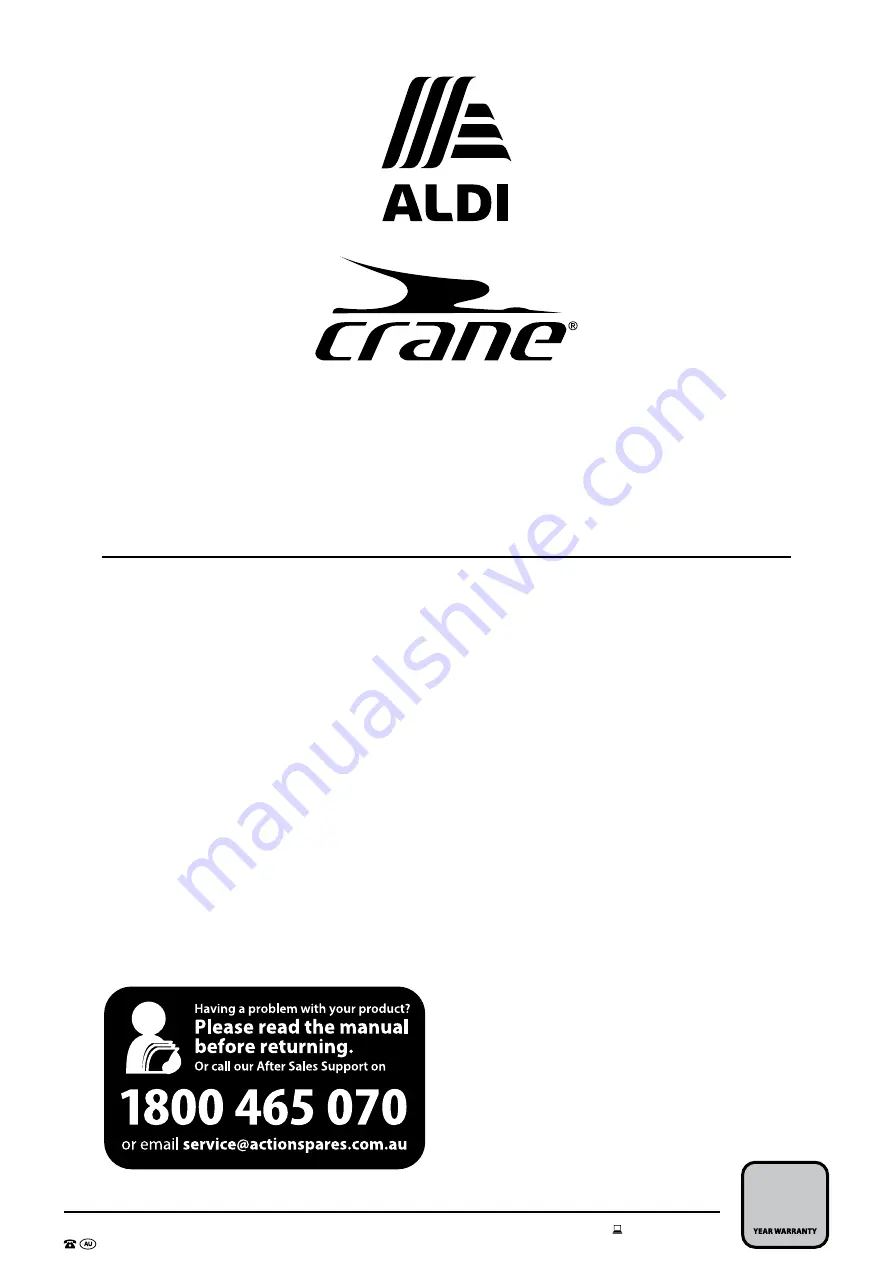 Crane 14498 Instruction Manual Download Page 6