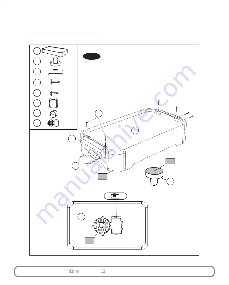 Crane 45950-Air Hockey Скачать руководство пользователя страница 6