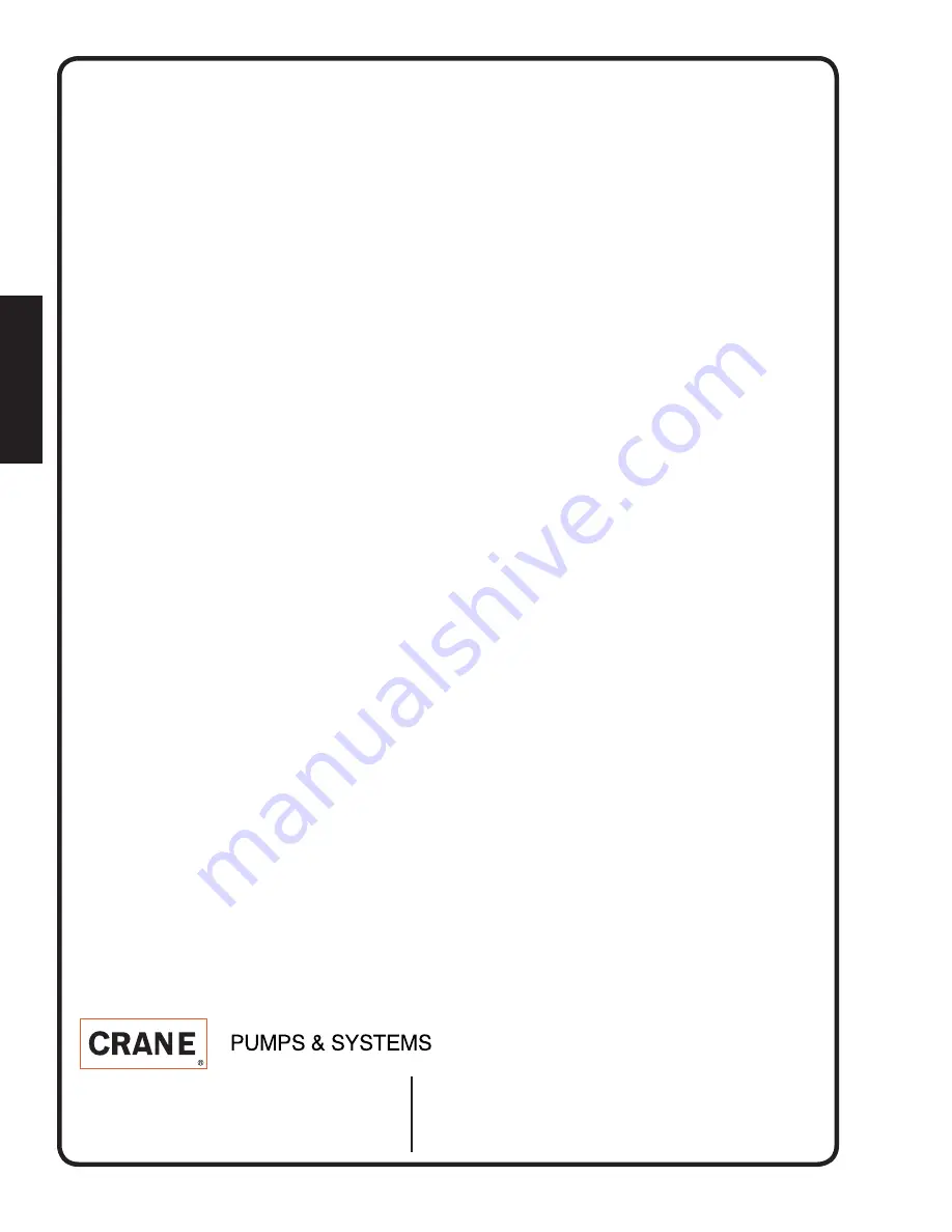 Crane Barnes 3SE-HD Series Installation Manual Download Page 18