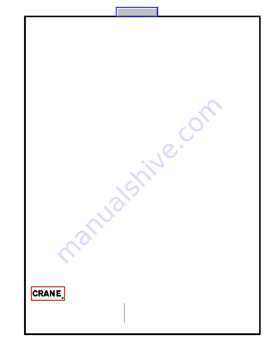 Crane BARNES 4SE Series Installation And Operation Manual Download Page 20