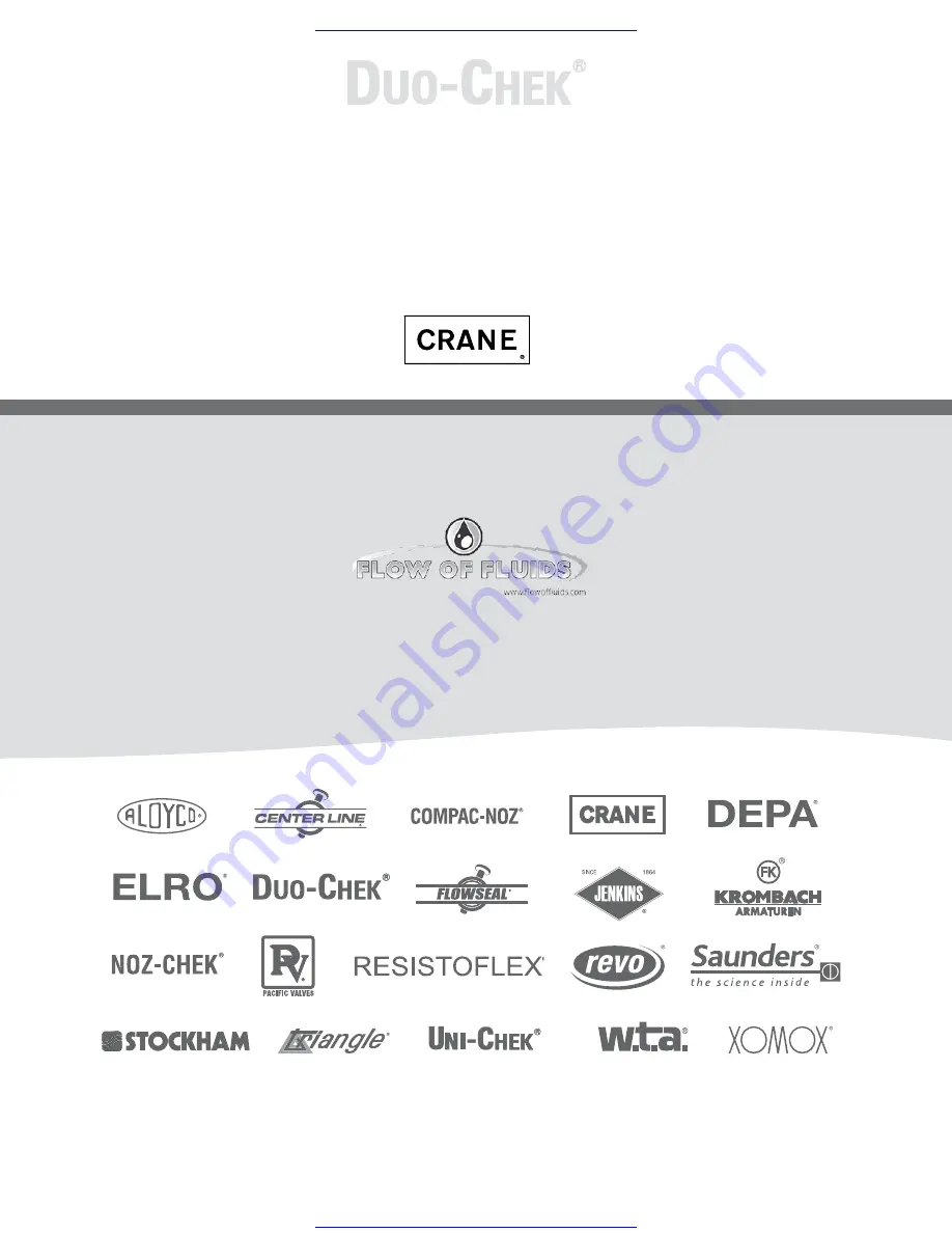 Crane Duo-Chek Скачать руководство пользователя страница 6