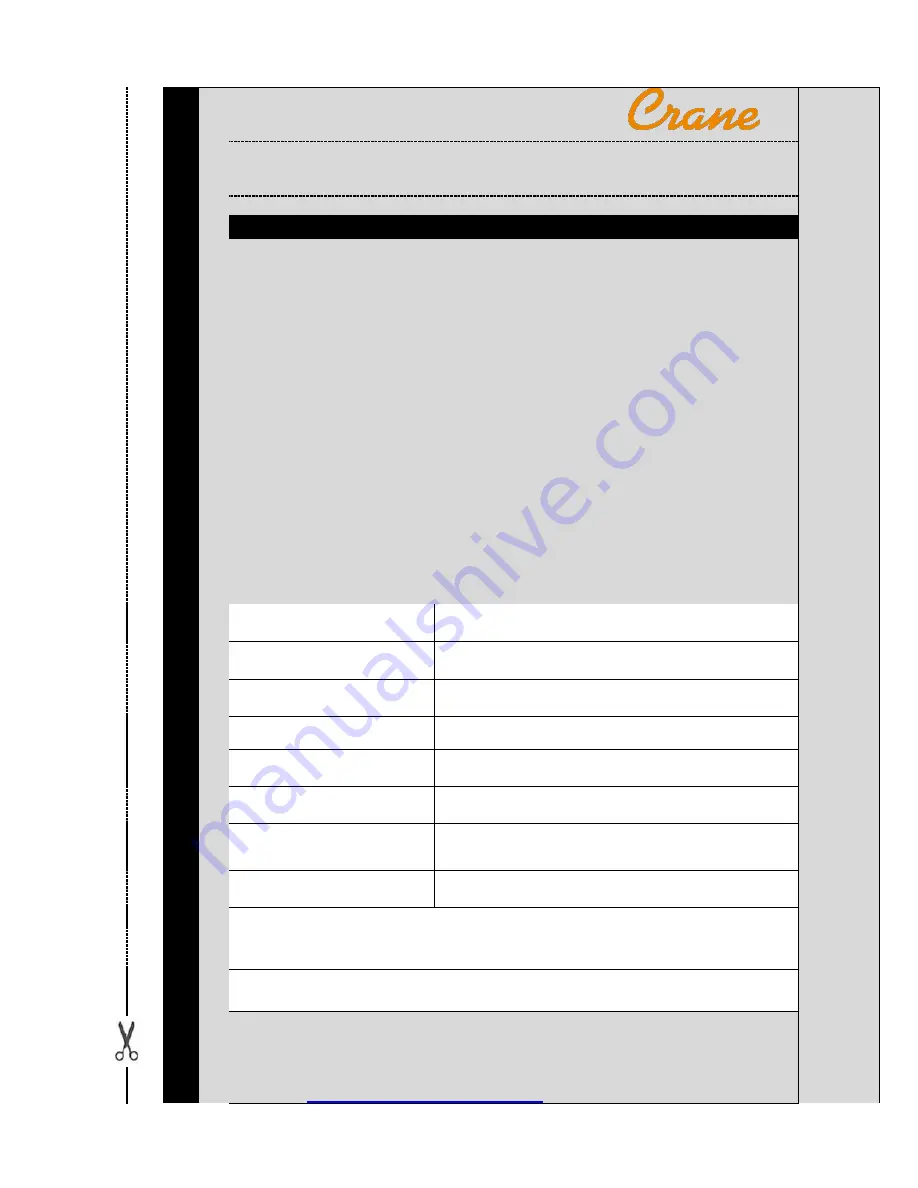 Crane EE-6490 Instruction Manual Download Page 11