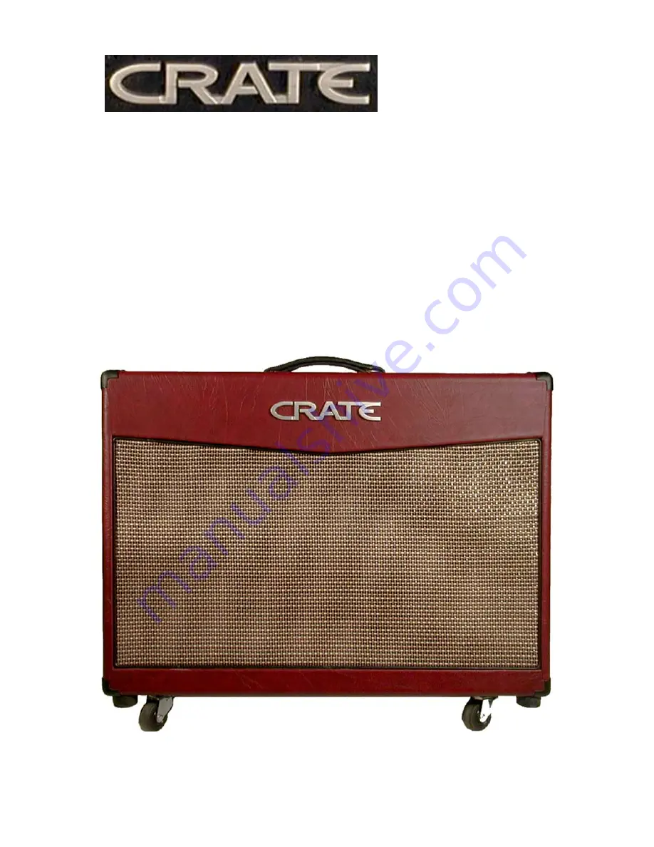 Crate VTX200 User Manual Download Page 1