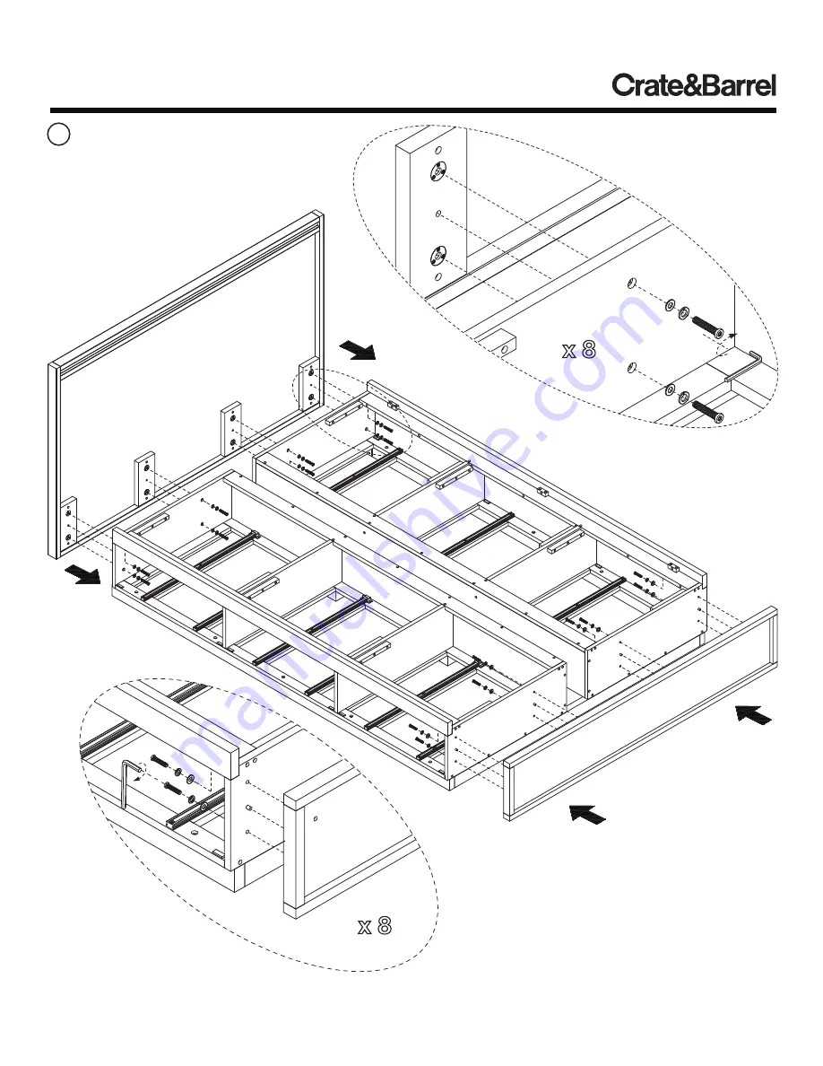 Crate&Barrel Blair Manual Download Page 6