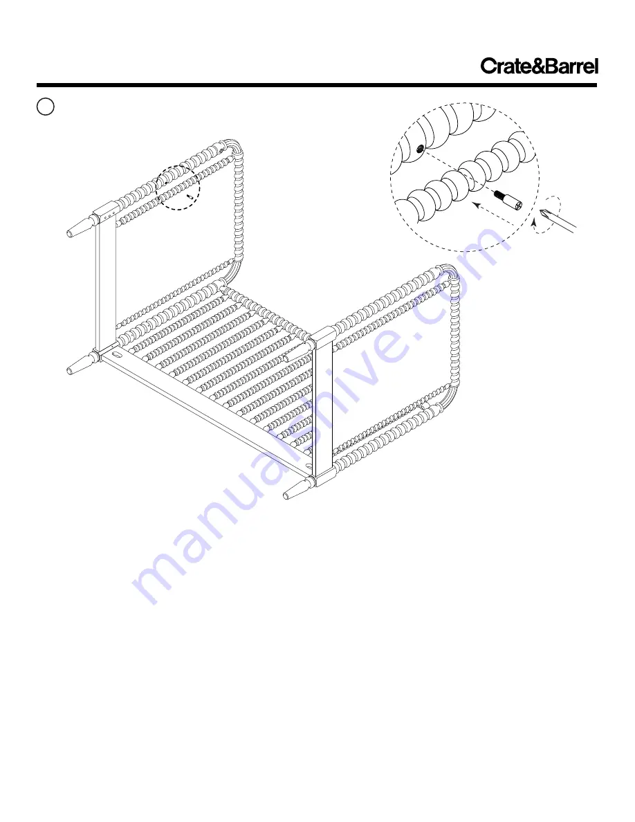 Crate&Barrel Jenny Lind Toddler Rail Скачать руководство пользователя страница 10