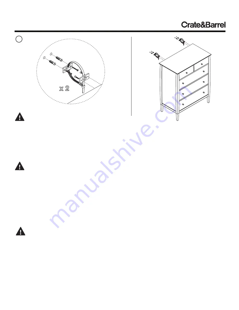 Crate&Barrel Mason Manual Download Page 4