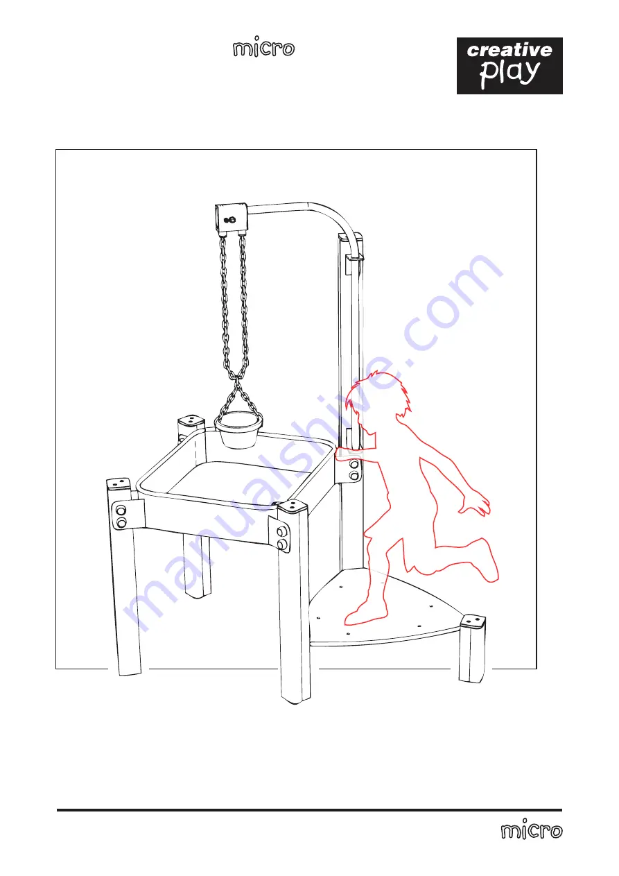 Creative Play WATERPLAY micro Installation Instructions Manual Download Page 1