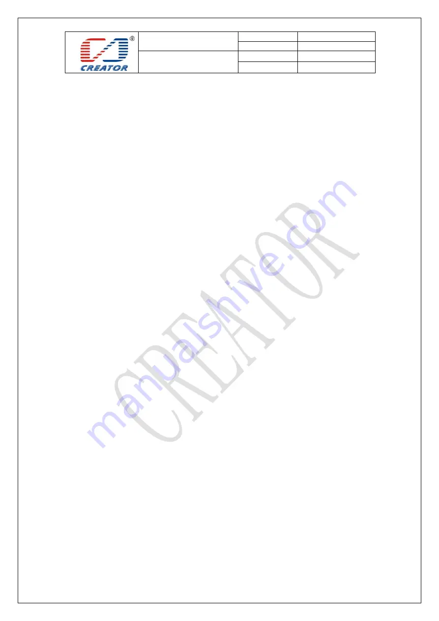 Creator CRT-591-M Specification Download Page 4