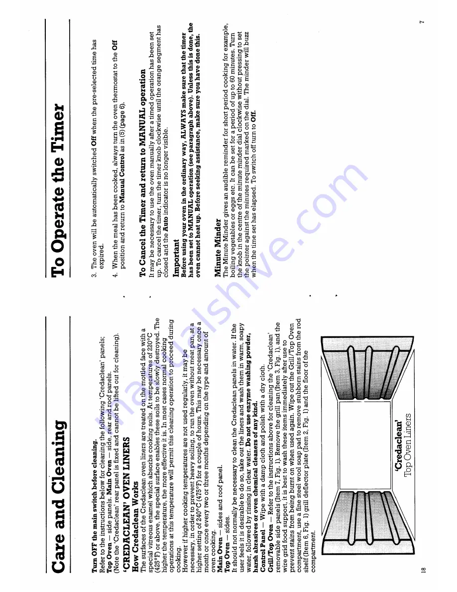 Creda Credaplan Continental 48104 Скачать руководство пользователя страница 7