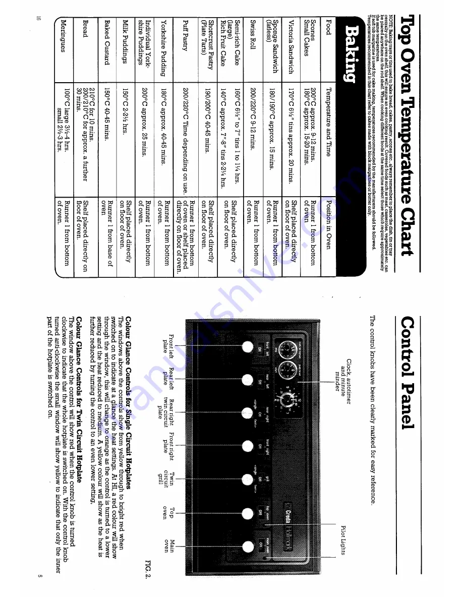 Creda Hallmark 49502 Instruction & Installation Manual Download Page 5